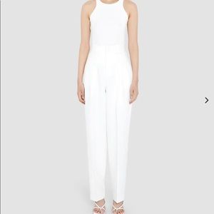 Sundarbay White High-Waisted Pants